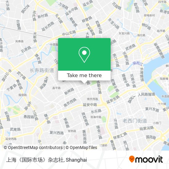 上海《国际市场》杂志社 map