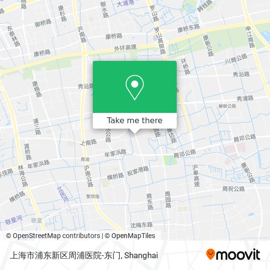 上海市浦东新区周浦医院-东门 map