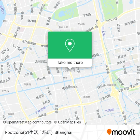Footzone(51生活广场店) map