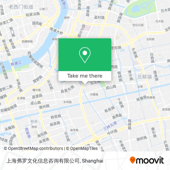 上海弗罗文化信息咨询有限公司 map
