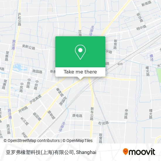 亚罗弗橡塑科技(上海)有限公司 map