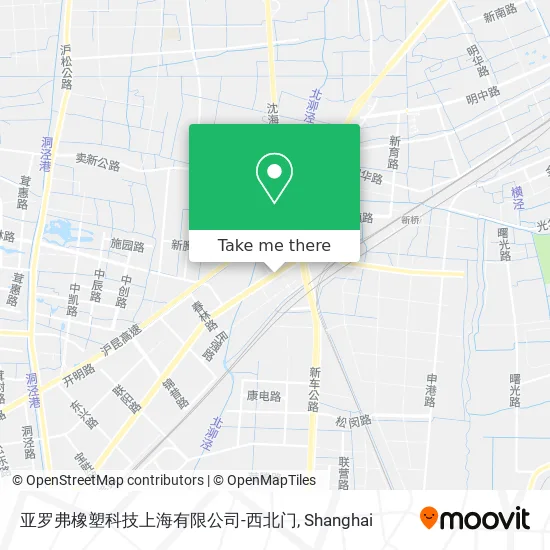 亚罗弗橡塑科技上海有限公司-西北门 map