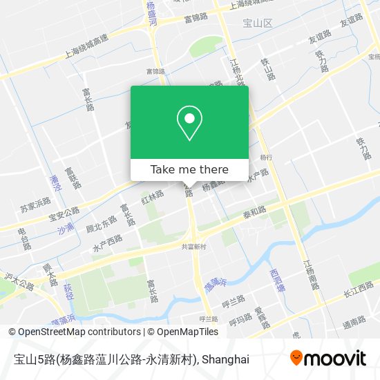 宝山5路(杨鑫路蕰川公路-永清新村) map