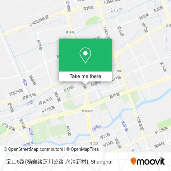宝山5路(杨鑫路蕰川公路-永清新村) map