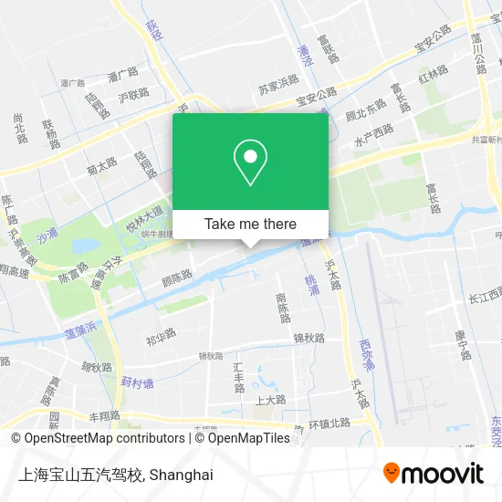 上海宝山五汽驾校 map