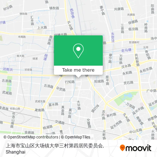 上海市宝山区大场镇大华三村第四居民委员会 map