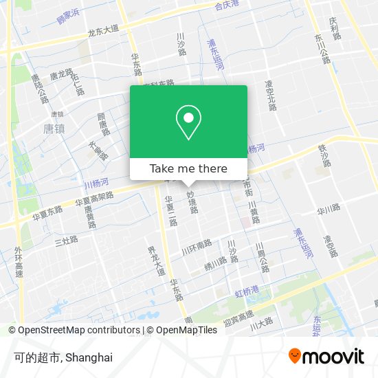 可的超市 map