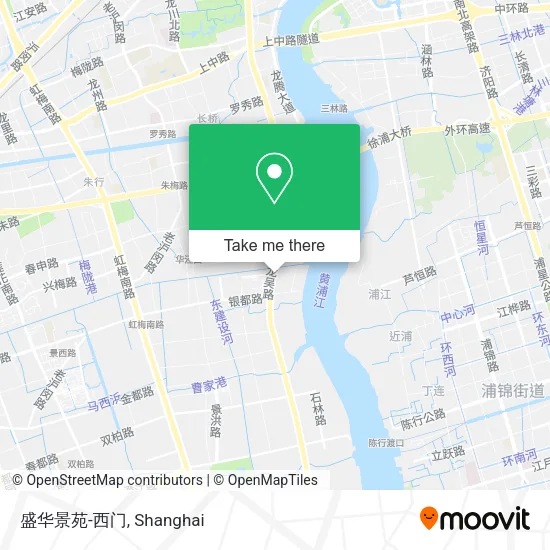 盛华景苑-西门 map