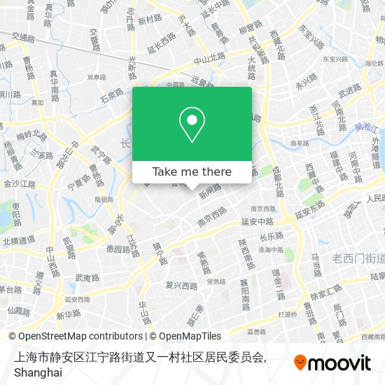 上海市静安区江宁路街道又一村社区居民委员会 map