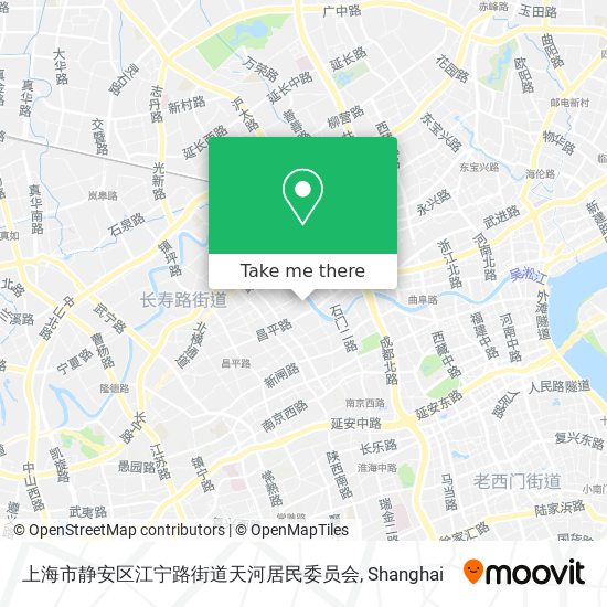 上海市静安区江宁路街道天河居民委员会 map
