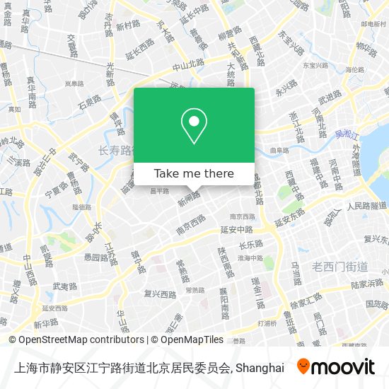 上海市静安区江宁路街道北京居民委员会 map