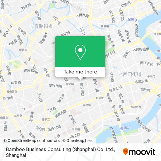 Bamboo Business Consulting (Shanghai) Co. Ltd. map