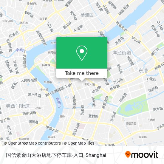 国信紫金山大酒店地下停车库-入口 map