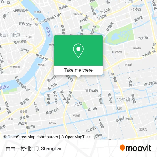 由由一村-北1门 map