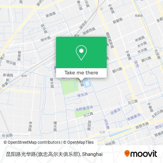 昆阳路光华路(旗忠高尔夫俱乐部) map