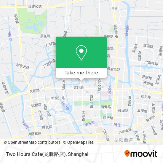 Two Hours Cafe(龙腾路店) map