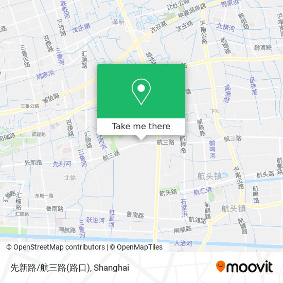 先新路/航三路(路口) map