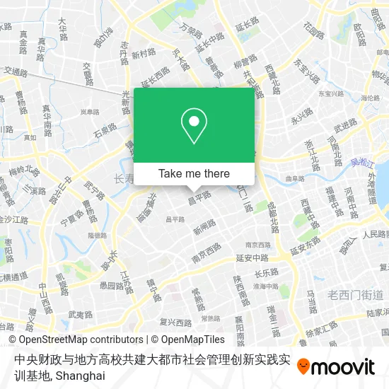 中央财政与地方高校共建大都市社会管理创新实践实训基地 map