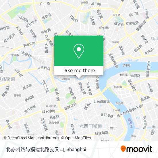 北苏州路与福建北路交叉口 map