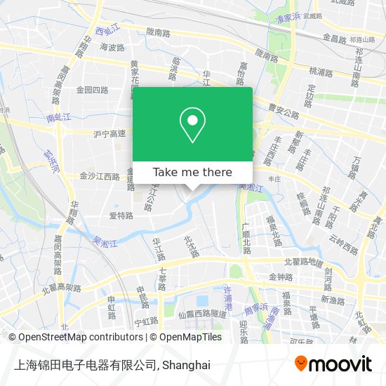 上海锦田电子电器有限公司 map