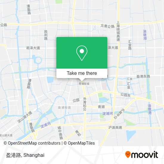 盈港路 map
