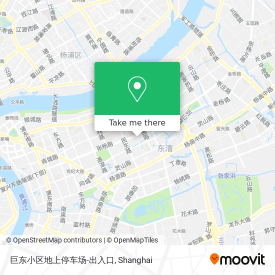 巨东小区地上停车场-出入口 map