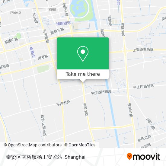 奉贤区南桥镇杨王安监站 map