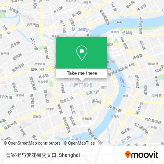 曹家街与梦花街交叉口 map