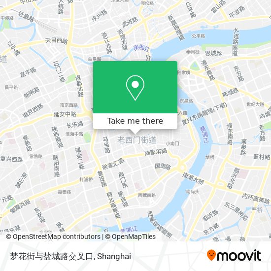 梦花街与盐城路交叉口 map