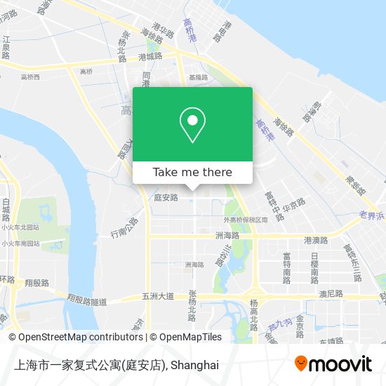 上海市一家复式公寓(庭安店) map