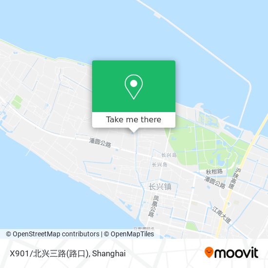 X901/北兴三路(路口) map
