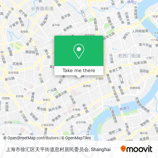 上海市徐汇区天平街道息村居民委员会 map