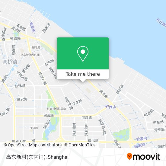 高东新村(东南门) map