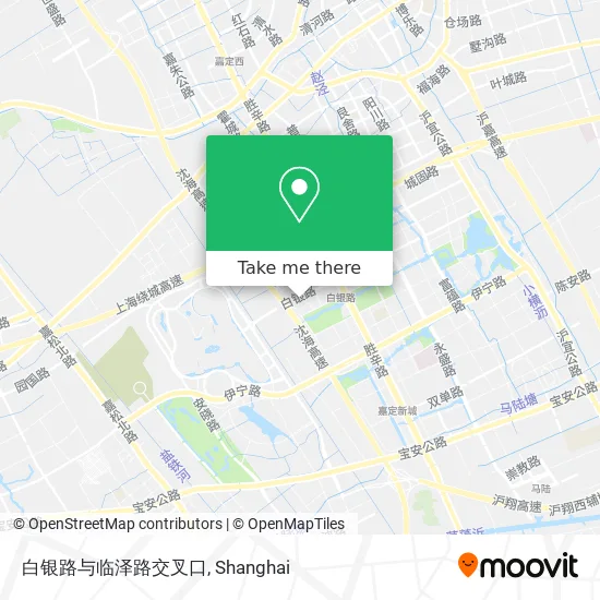 白银路与临泽路交叉口 map