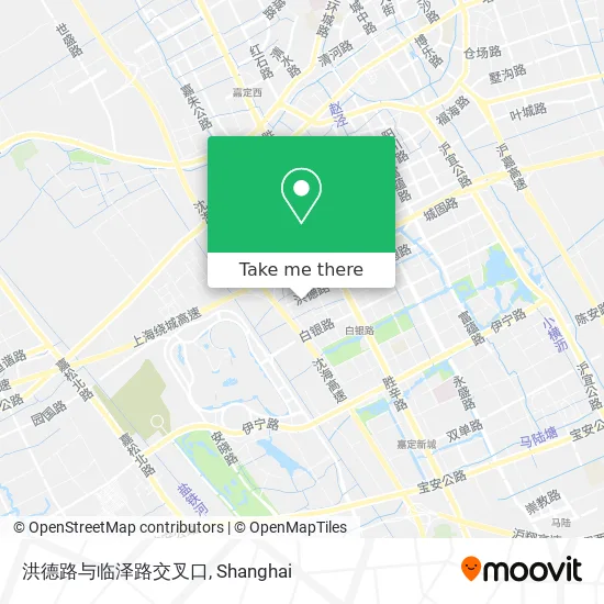 洪德路与临泽路交叉口 map