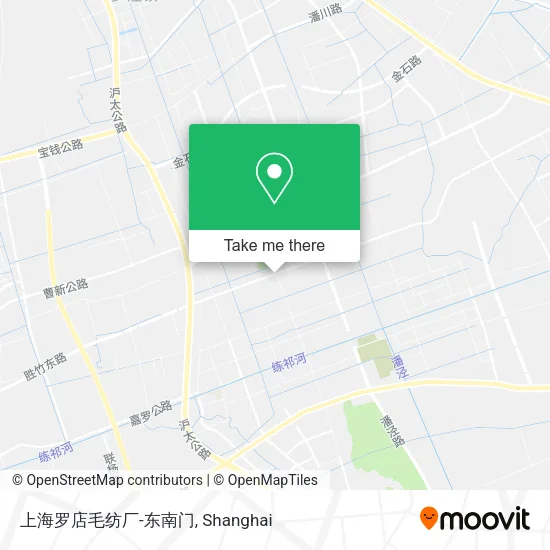 上海罗店毛纺厂-东南门 map