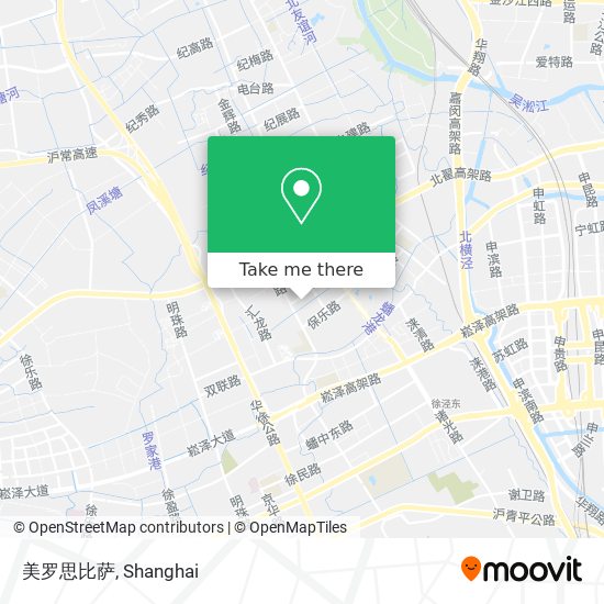 美罗思比萨 map