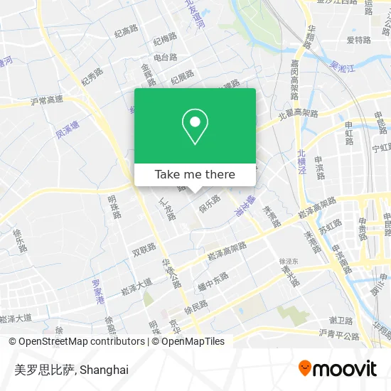 美罗思比萨 map