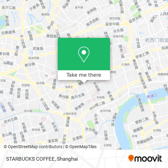 STARBUCKS COFFEE map