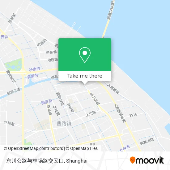 东川公路与林场路交叉口 map