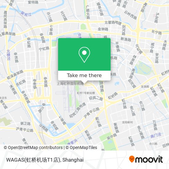 WAGAS(虹桥机场T1店) map