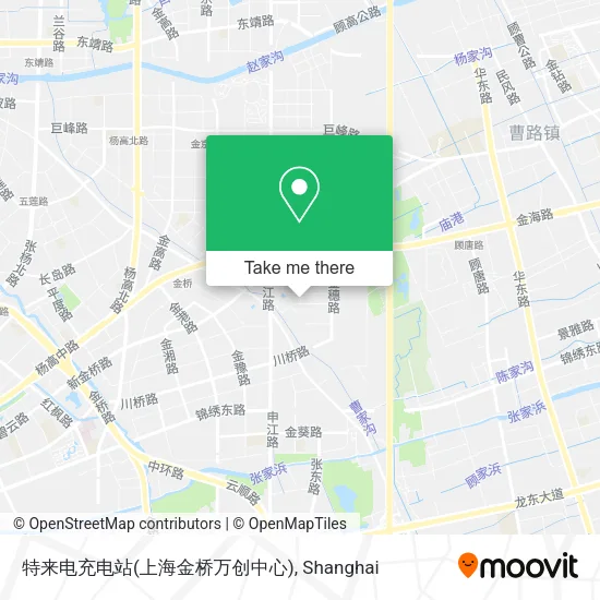 特来电充电站(上海金桥万创中心) map