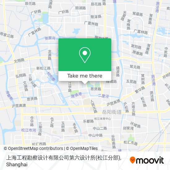 上海工程勘察设计有限公司第六设计所(松江分部) map