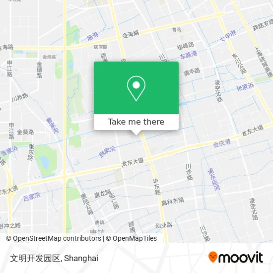 文明开发园区 map