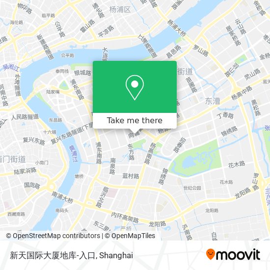 新天国际大厦地库-入口 map