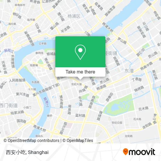 西安小吃 map