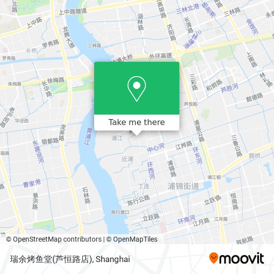 瑞余烤鱼堂(芦恒路店) map