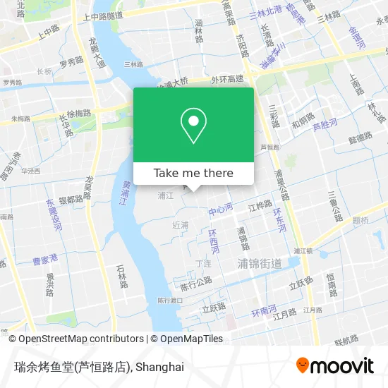 瑞余烤鱼堂(芦恒路店) map