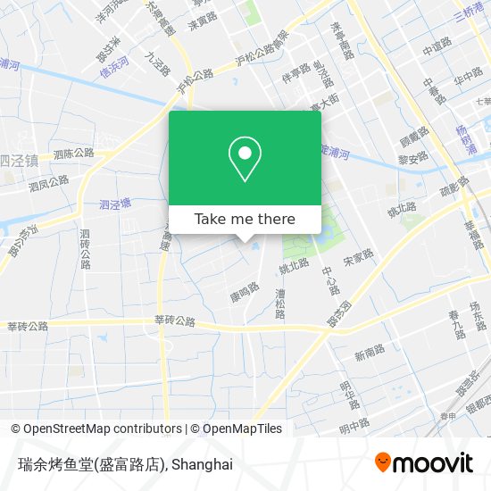 瑞余烤鱼堂(盛富路店) map