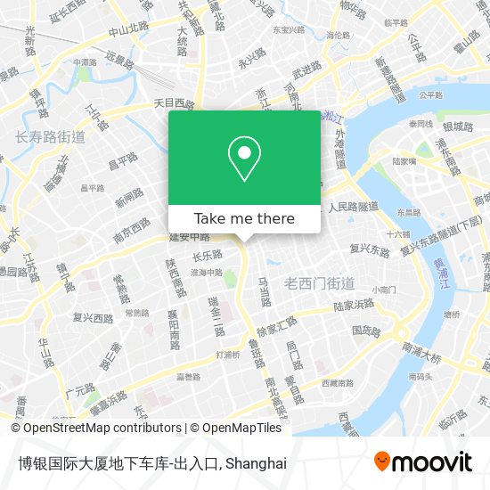 博银国际大厦地下车库-出入口 map
